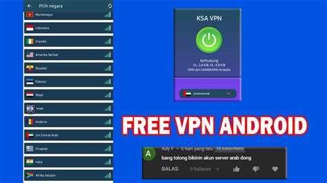 Cara mengaktifkan VPN di android banyak server dan gratis