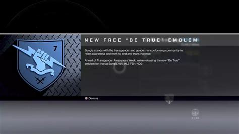 How To Get Be True Emblem In Destiny 2 For Free Ginx Tv