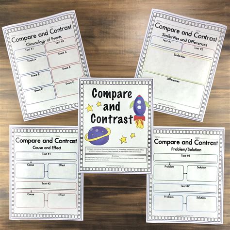 Compare And Contrast Graphic Organizer Activity Have Fun Teaching