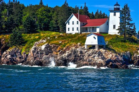 Maine Lighthouses And Beyond Burnt Coat Harbor Hockamock Head