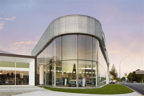 Curved Glass Facade Turns Heads At Ebbett Audi Hamilton Eboss