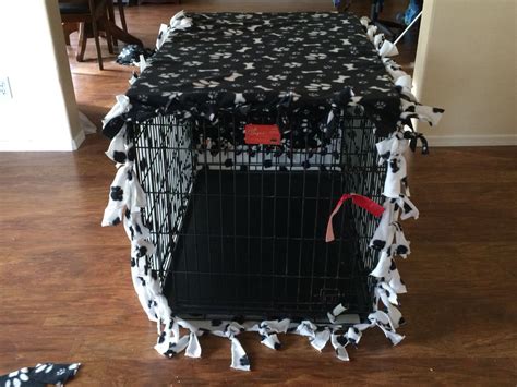 I think i can handle this one. Dog crate no sew cover. Easy and quick | Diy dog stuff ...