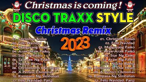 nonstop christmas cha cha and disco traxx style remix 2023 ⛄ christmas bonus feliz navidad 2023