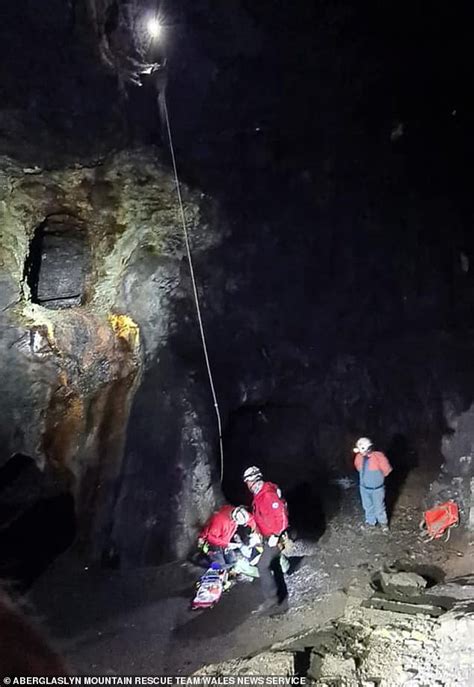 Two Walkers Are Pulled To Safety After Plunging 60ft Down Disused