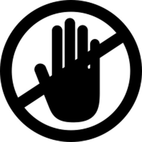 Do Not Touch Sign Png