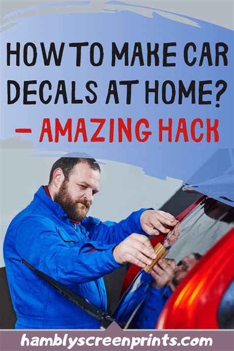 Easy to install, vinyl lettering. Learn how to make car decals at home using the DIY car ...