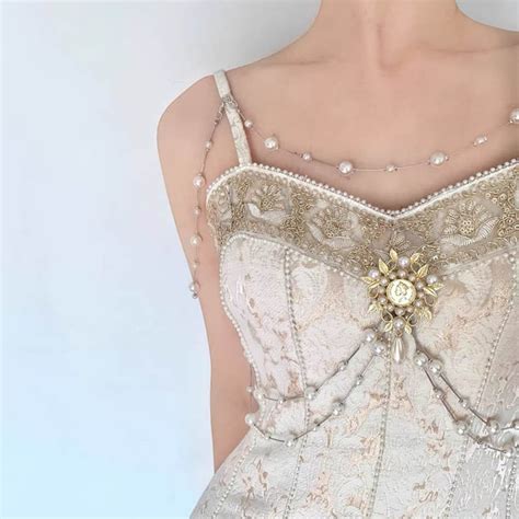 Sybil Baroque Pearl Mermaid Dress Ethereal Ball Dress Etsy