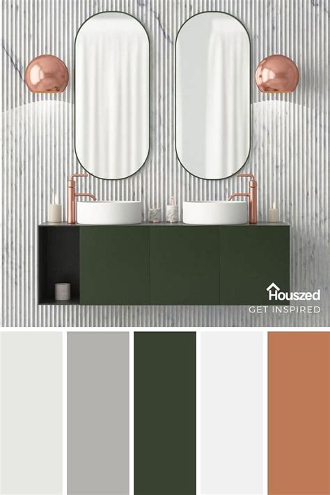 Copper And Green Color Inspiration In 2020 House Color Schemes Interior