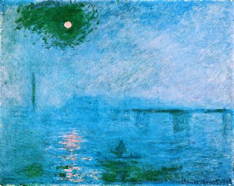 Charing Cross Bridge Fog On The Thames 1903 Painting By Claude Monet