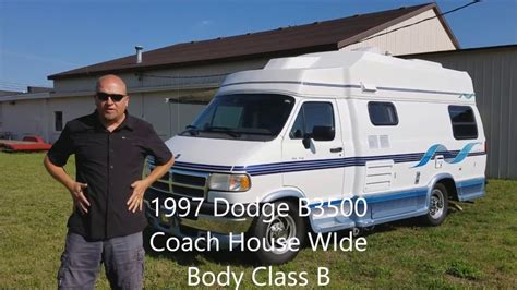 Sold 1997 Dodge Coach House Wide Body Class B Camper Van For Sale
