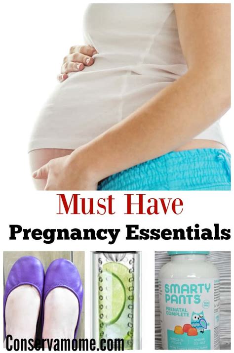 Must Have Pregnancy Essentials Conservamom