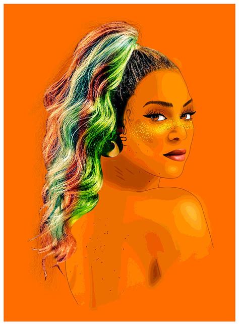 Beyonce Pop Art Digital Art By Zachary Padilla Pixels
