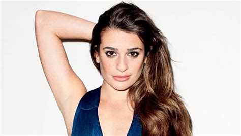 Lea Michele Poses Half Naked For V Mag Spread