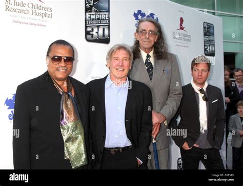 Billy Dee Williams Harrison Ford Peter Mayhew And Ewan Mcgregor Arrive