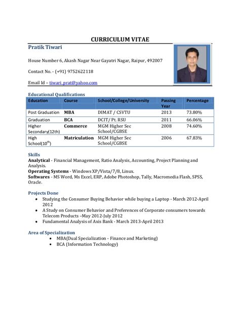 Resume formats for every stream namely computer science, it, electrical, electronics, mechanical, bca, mca, bsc and more with high impact content. Resume Format for Freshers