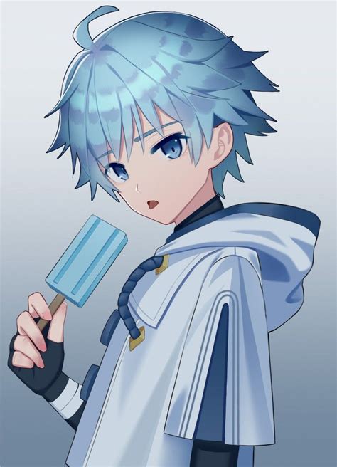 Pin By Takumi Lucius On Genshin Impact Anime Blue Hair Blue Hair