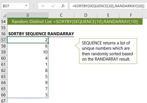 Excel Randarray Function • My Online Training Hub