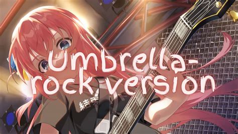 Nightcore Umbrella Rock Version Lyrics Youtube