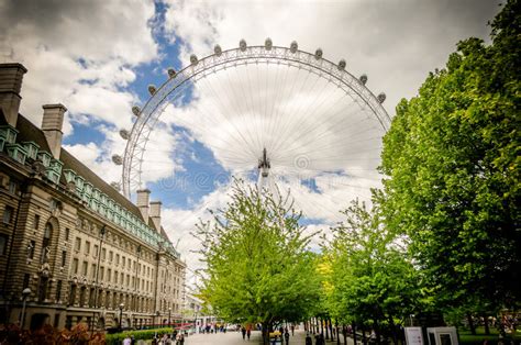 The London Eye Panoramic Wheel Editorial Image Image Of National