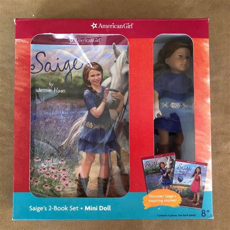 Saige American Girl 2013 Mini 6 Doll And 2 Book Set New In Box American Girl Book Set