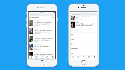 Twitter Launches Explore A New Home For Moments Trends Search And