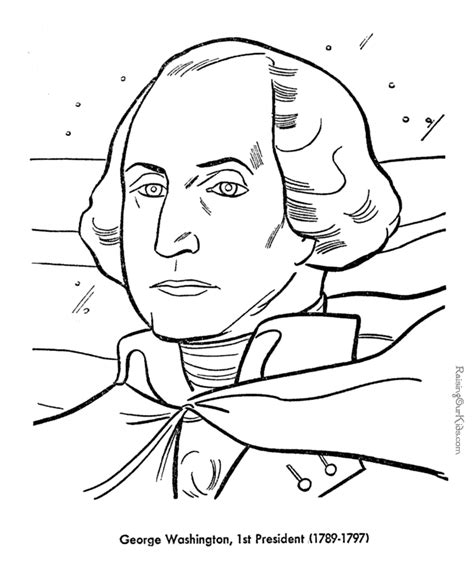 George washington delaware coloring page. George Washington Coloring pages - Free and Printable!