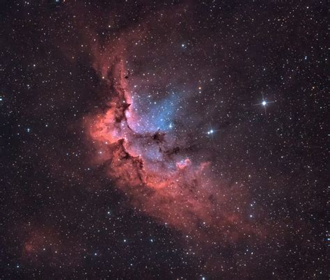 Foto Di Massimo Di Fusco Nebulosa Mago Sh2 142 In Bicolor HOO Con