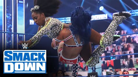 Naomi Vs Sasha Banks Beat The Clock Challenge Match SmackDown