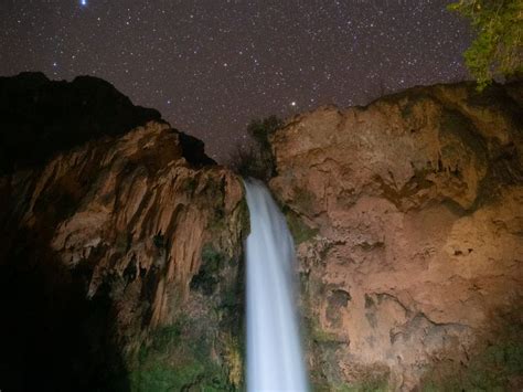 The Falls Of Havasupai At Night Smithsonian Photo Contest