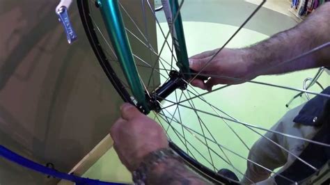 How To Remove Front Wheel On Bike Youtube