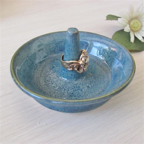 Ring Holder Ring Dish Ceramic Jewelry Holder Stoneware Ring