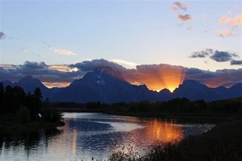 Sunset At Oxbow Bend In Grand Teton National Park Smithsonian Photo