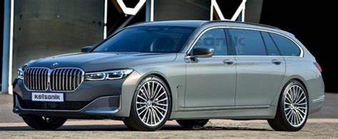 Bmw 7 Series Touring Rendering Is What Happens When You Flatten An X7