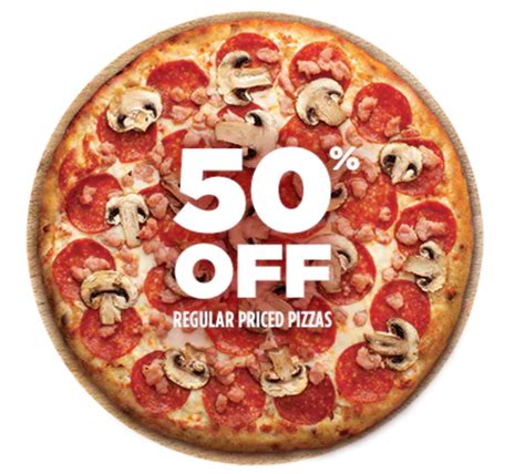 Pizza Pizza Promotion Today Save 50 Off Pizzas With Coupon Code