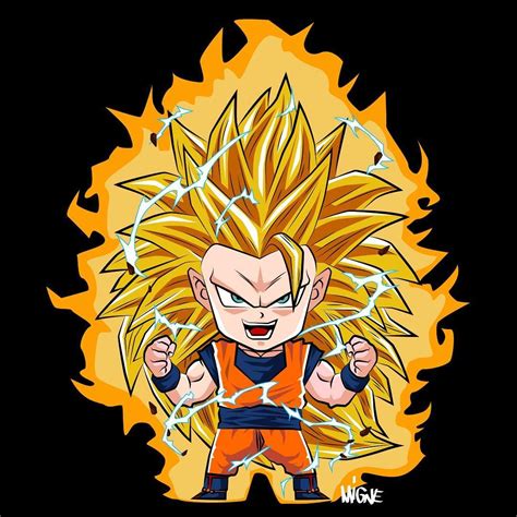 💥🔥goku 🔥💥 Ssj3 By Migne Huynh Double Tap If You Like 🤓 Graphic