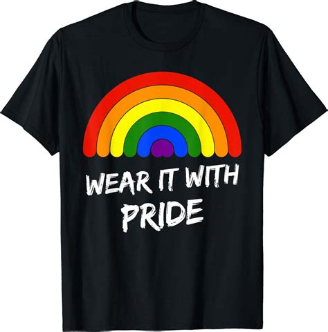 Wear It With Pride Lgbt Gay Pride Month Fun Rainbow Colors