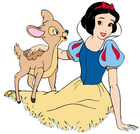Snow White And Deer The Forest Animals Photo 28291083 Fanpop