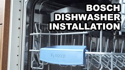 Video Instructions For Installing Bosch Built In Dishwashers Youtube