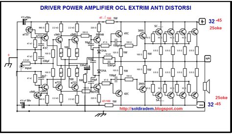 Skema Amplifier Ocl Extreme Modif Yiroshi Daya Rendah Loker Manfaat