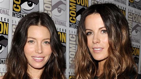 Jessica Biel And Kate Beckinsales Perfect Brunette Curls Celebrity Hair And Hairstyles