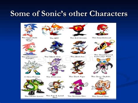 Sonic The Hedgehog Series