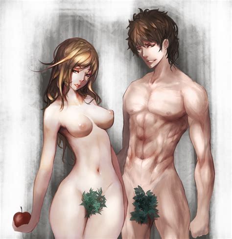 Eve And Adam The Bible Drawn By Dako Danbooru