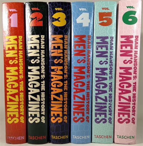 Dian Hanson S The History Of Men S Magazines Six Volume Complete Set Dian Hanson