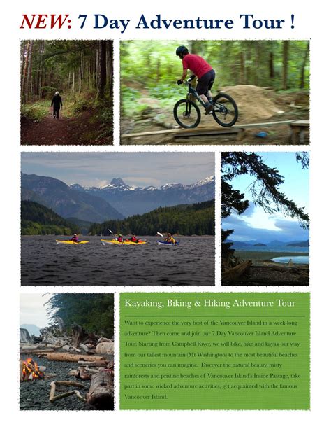 NEW 7 Day Kayaking Biking Hiking Adventure Tour Want To Experience