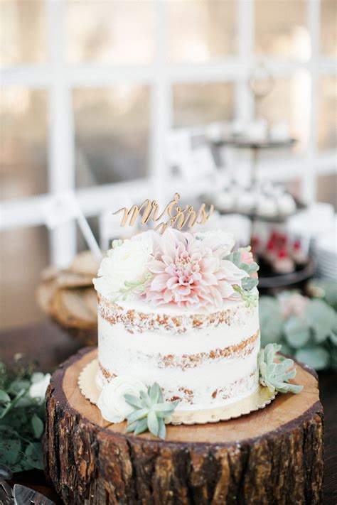 Simple Small Wedding Cake