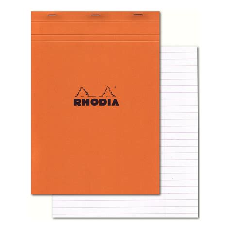 Buy Rhodia Classic Orange Notepad 85x1175 Lined