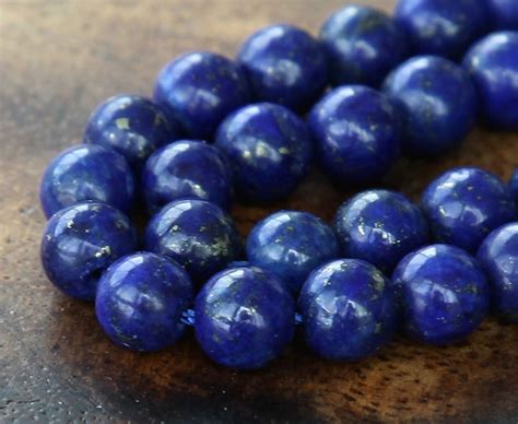 Lapis Lazuli Beads 6mm Round Golden Age Beads