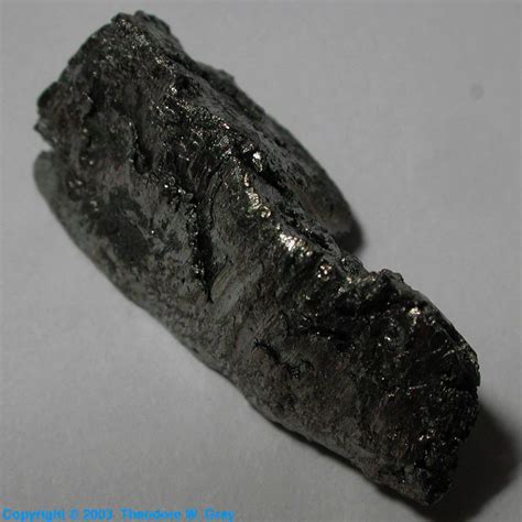 Lump, a sample of the element Dysprosium in the Periodic Table