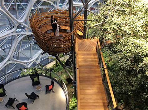 Amazon Opens Its Tree Filled Spherical Headquarters In Downtown Seattle