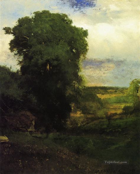 Midsummer Tonalist George Inness Painting In Oil For Sale